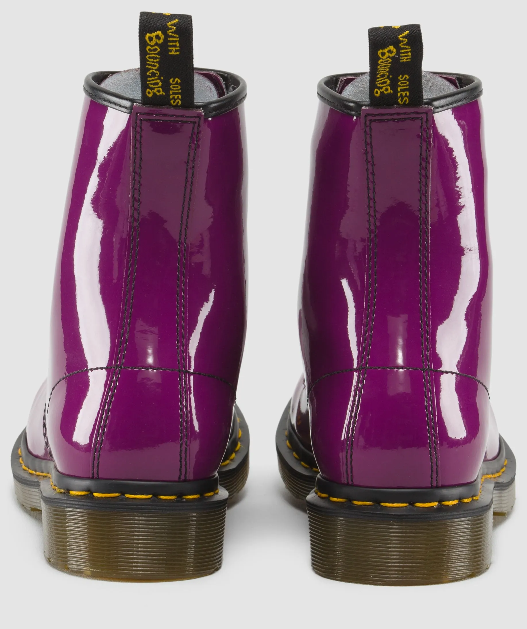 1460 Purple Patent Boots