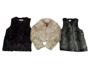 90s Fur Jackets/vest mix - 11 pcs - 18/10/24