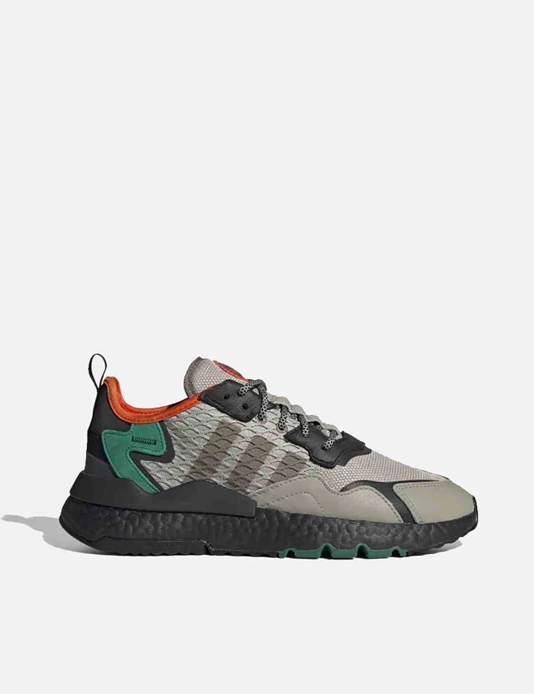 adidas Nite Jogger Shoes (EE5569) - Black / Seasame / Orange