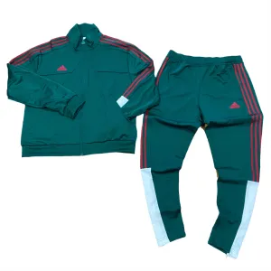 Adidas Original M TIRO NTPK TT TRACKSUITS Men’s -DARK GREEN /CLOWHI/CBURGUNDY