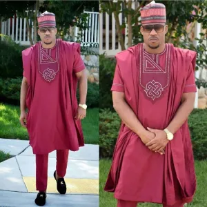 African men clothing 3 pieces set mens dashiki