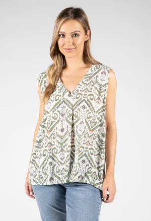 Aztec Print Top