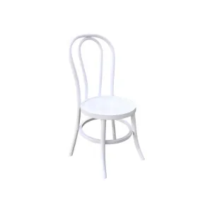 Bentwood Dining Chair White (Stackable)