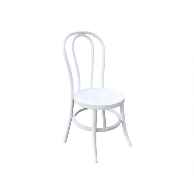 Bentwood Dining Chair White (Stackable)