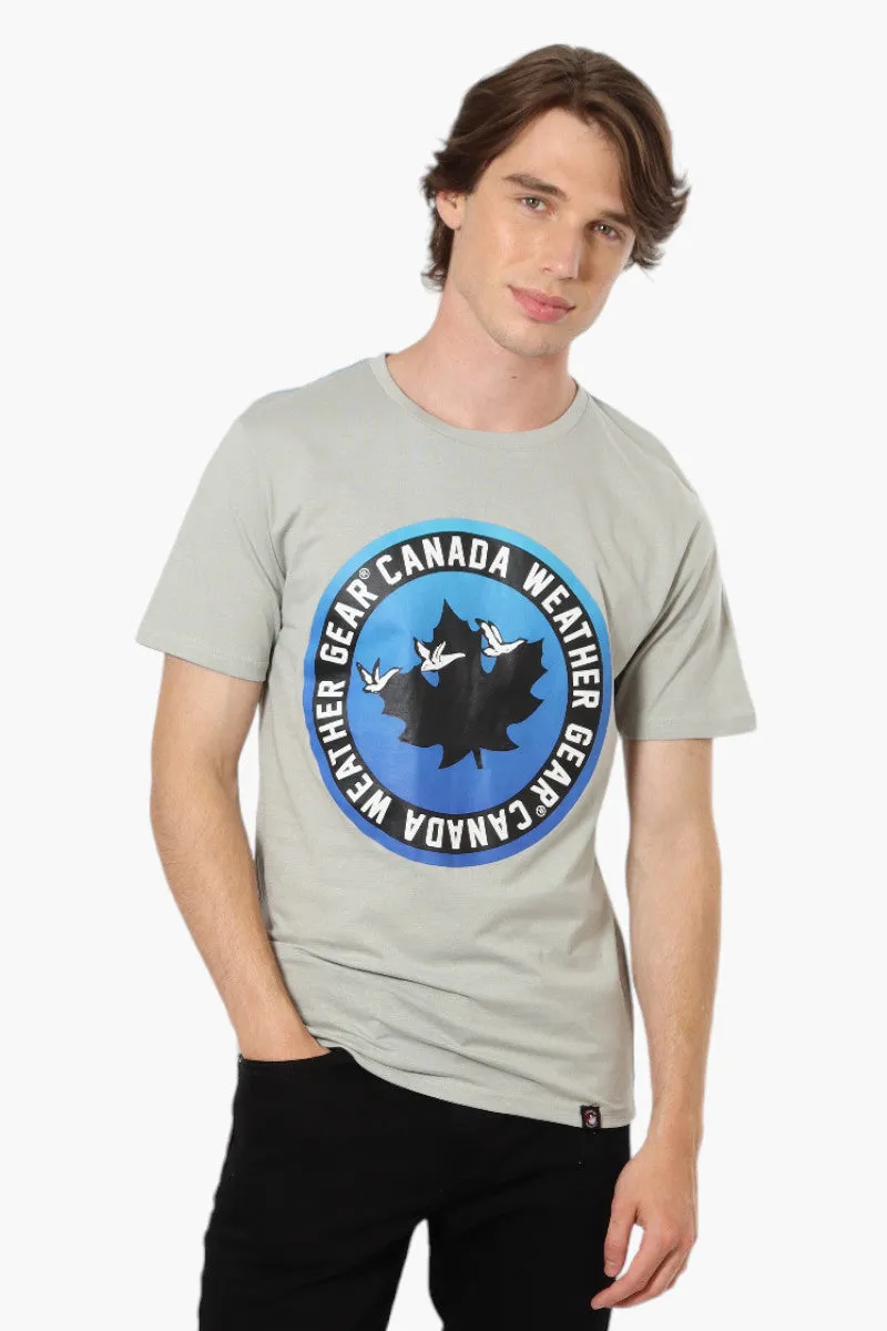 Canada Weather Gear Logo Print Tee - Stone