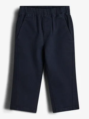 Casual Pull-on Chinos - Little - Navy