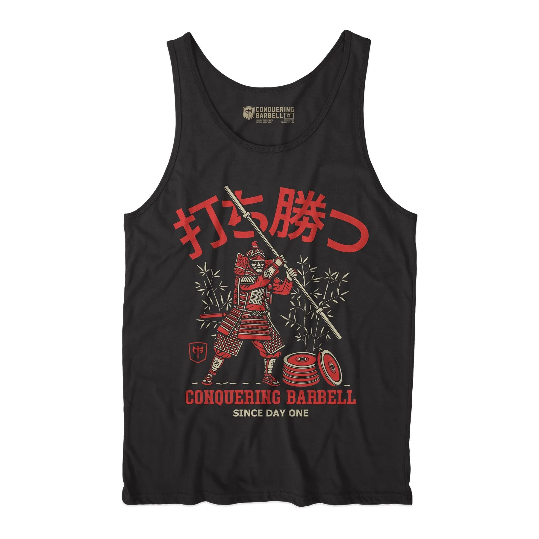 Conquer - Way of the Samurai  - on Black tank top