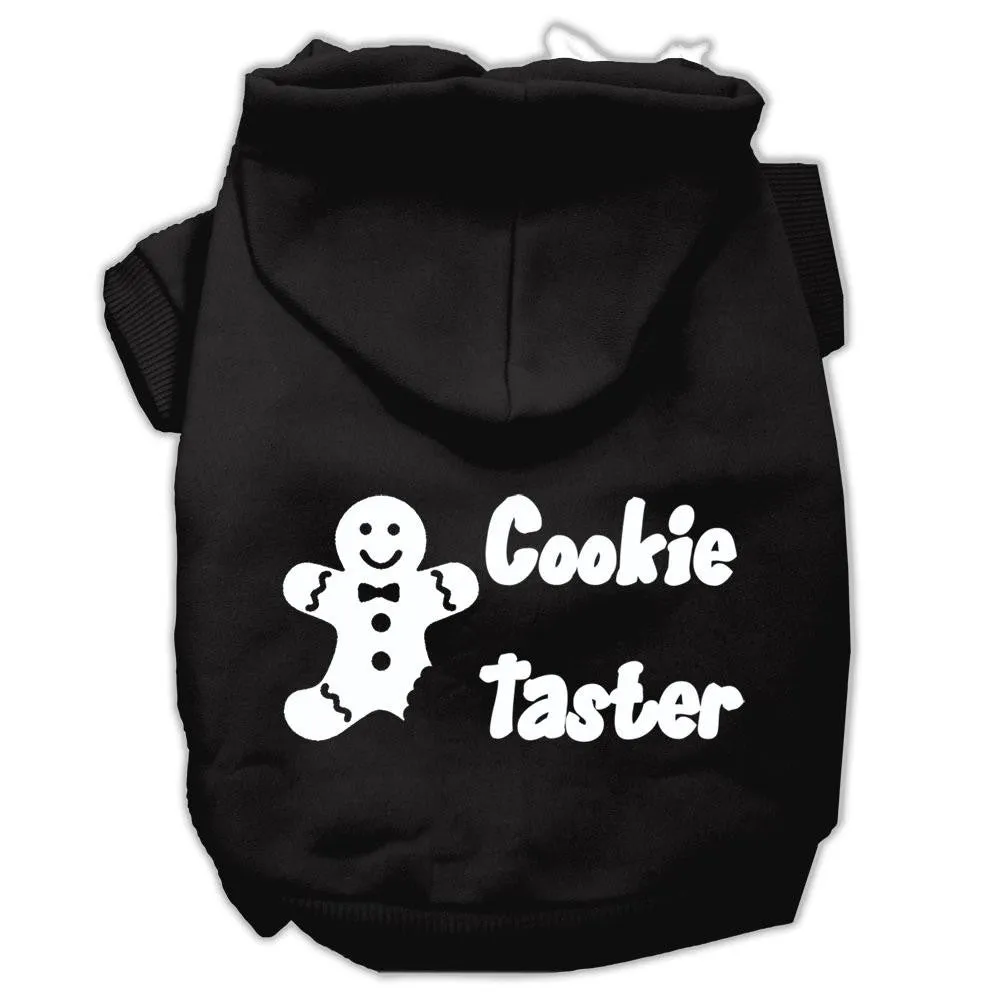 Cookie Taster Screen Print Pet Hoodies Black Size Med (12)