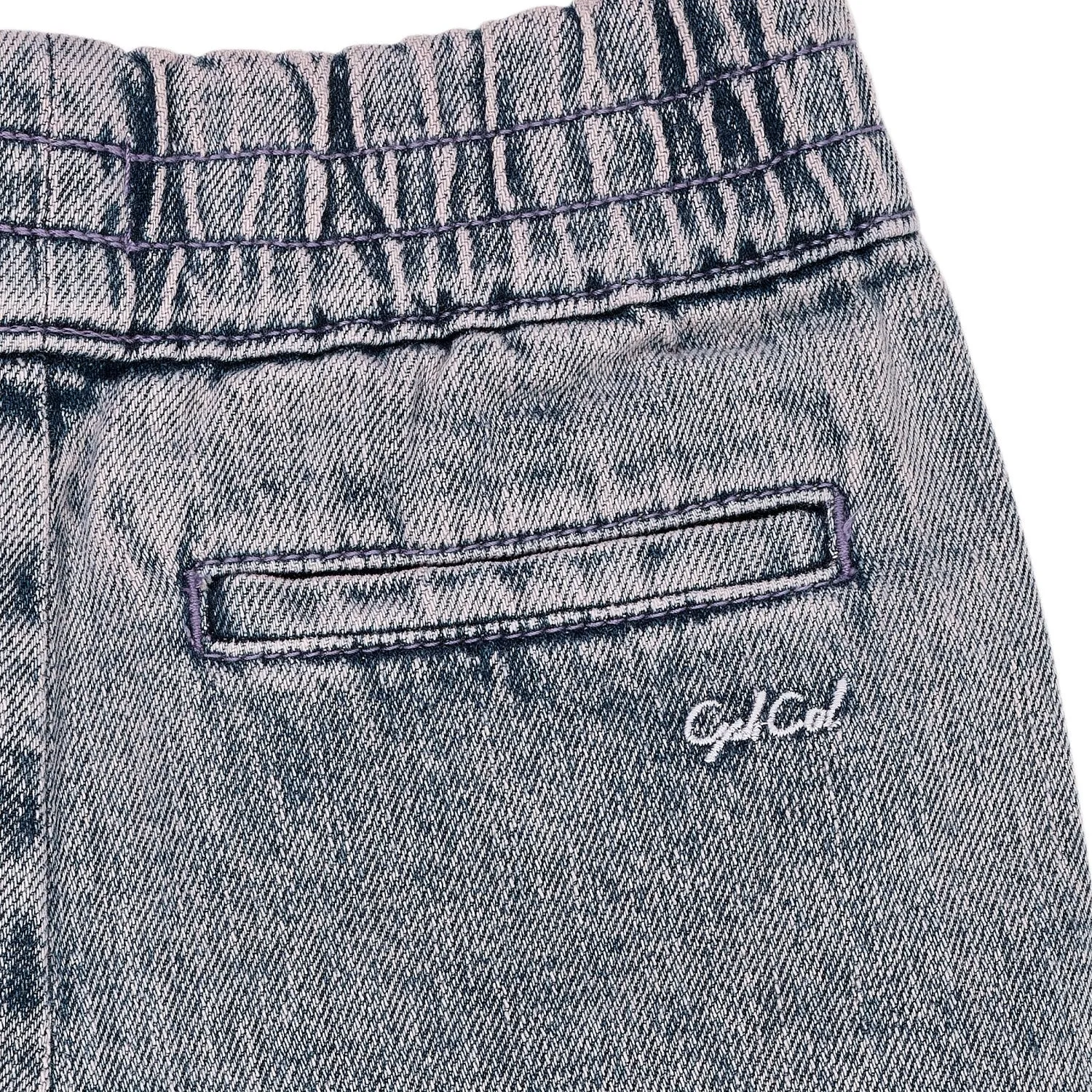 COPENHAGEN COLORS Lavender Dyed Organic Chinos W. Bow, Regular Fit