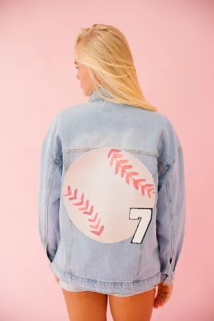 CUSTOM BASEBALL DENIM JACKET