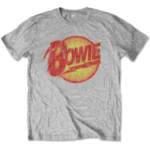 David Bowie Kids T-Shirt - Diamond Dogs Logo - Grey