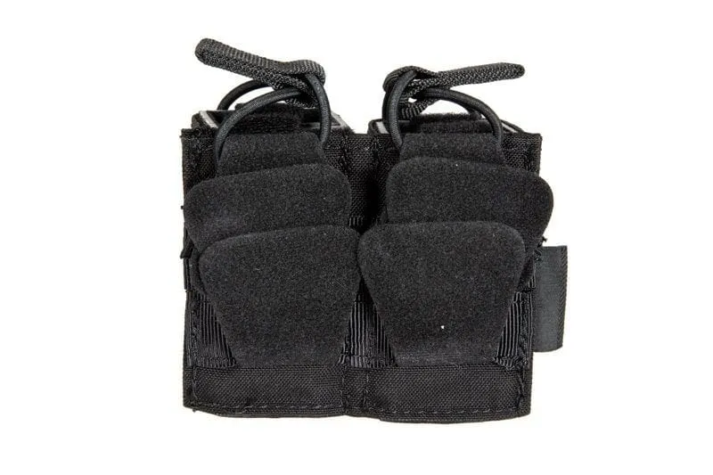 Double Pistol Pouch For Skeleton Vests - Black