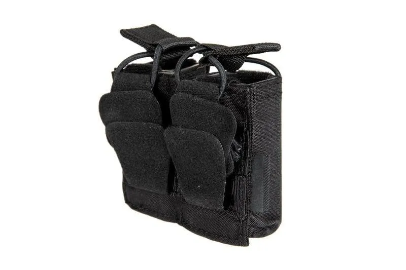 Double Pistol Pouch For Skeleton Vests - Black