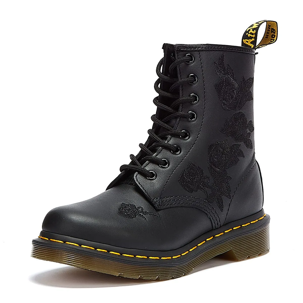 Dr. Martens 1460 Vondo Mono Floral Softy Womens Black Boots