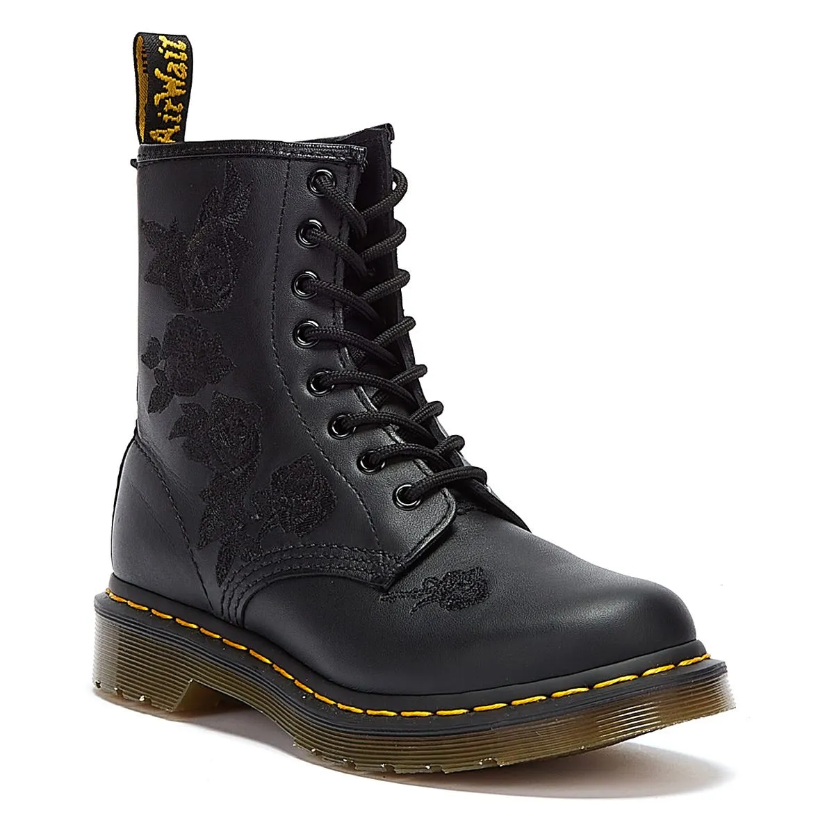 Dr. Martens 1460 Vondo Mono Floral Softy Womens Black Boots