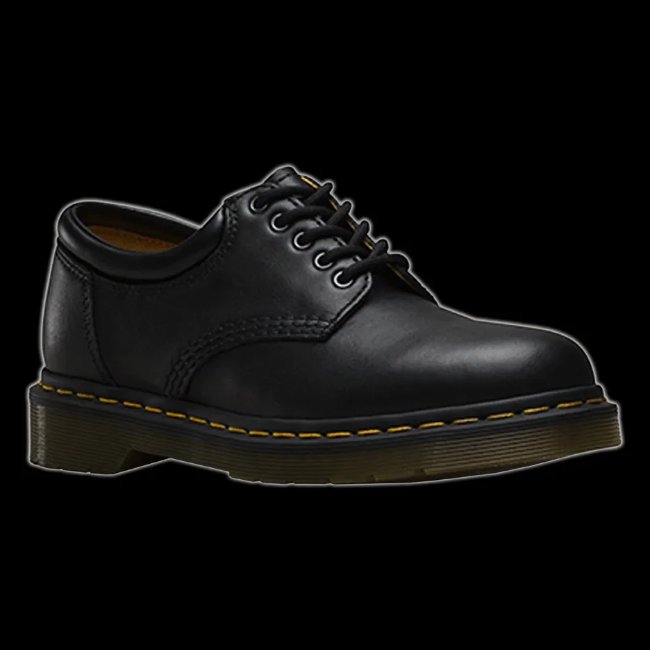 Dr Martens - 5 Eyelet Black Padded Collar Shoe