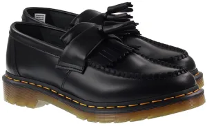 Dr Martens Shoes Adrian Yellow Stitch Smooth Black