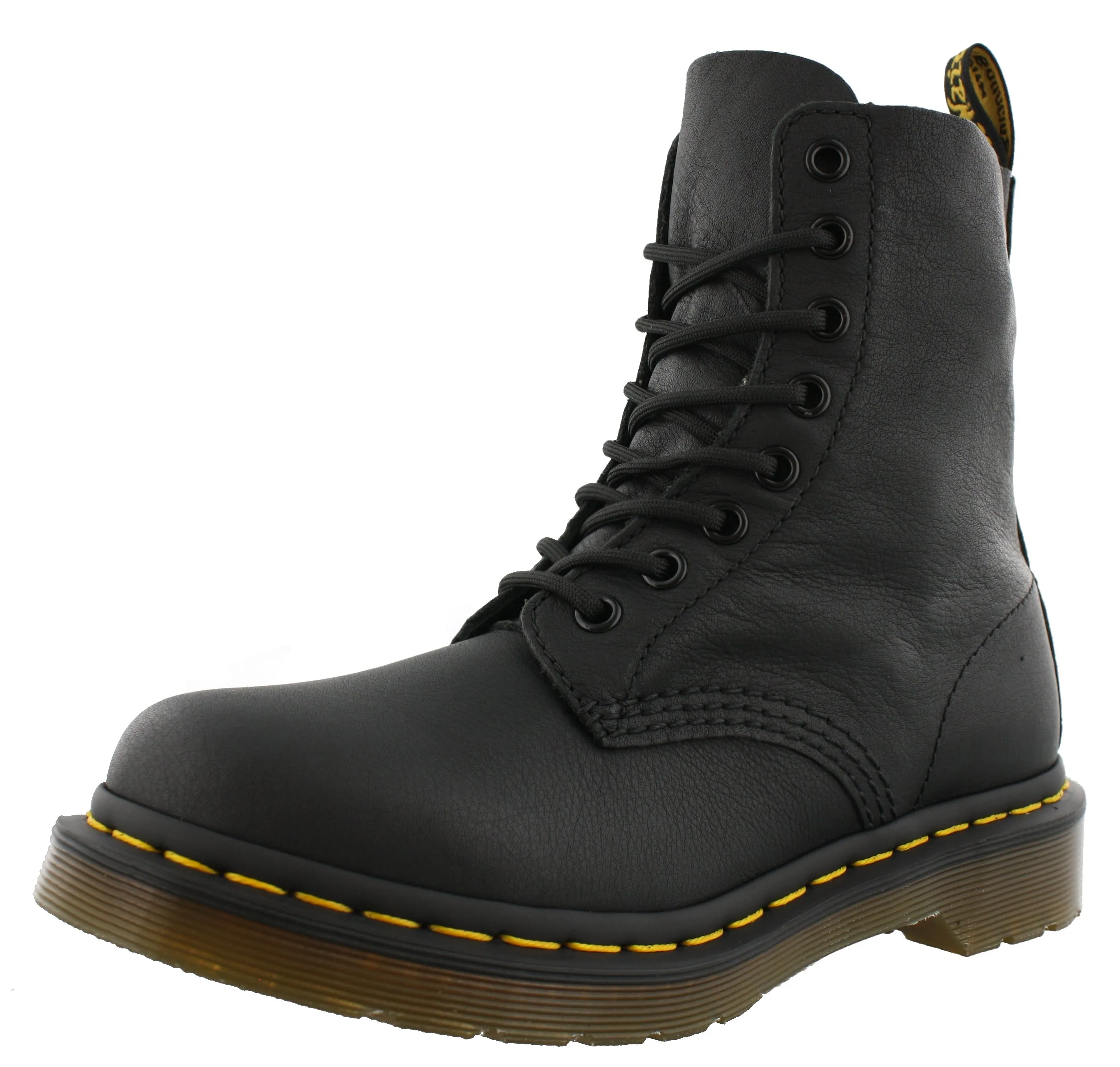 Dr. Martens Womens Leather Combat Slip Resistant Boots 1460 Pascal