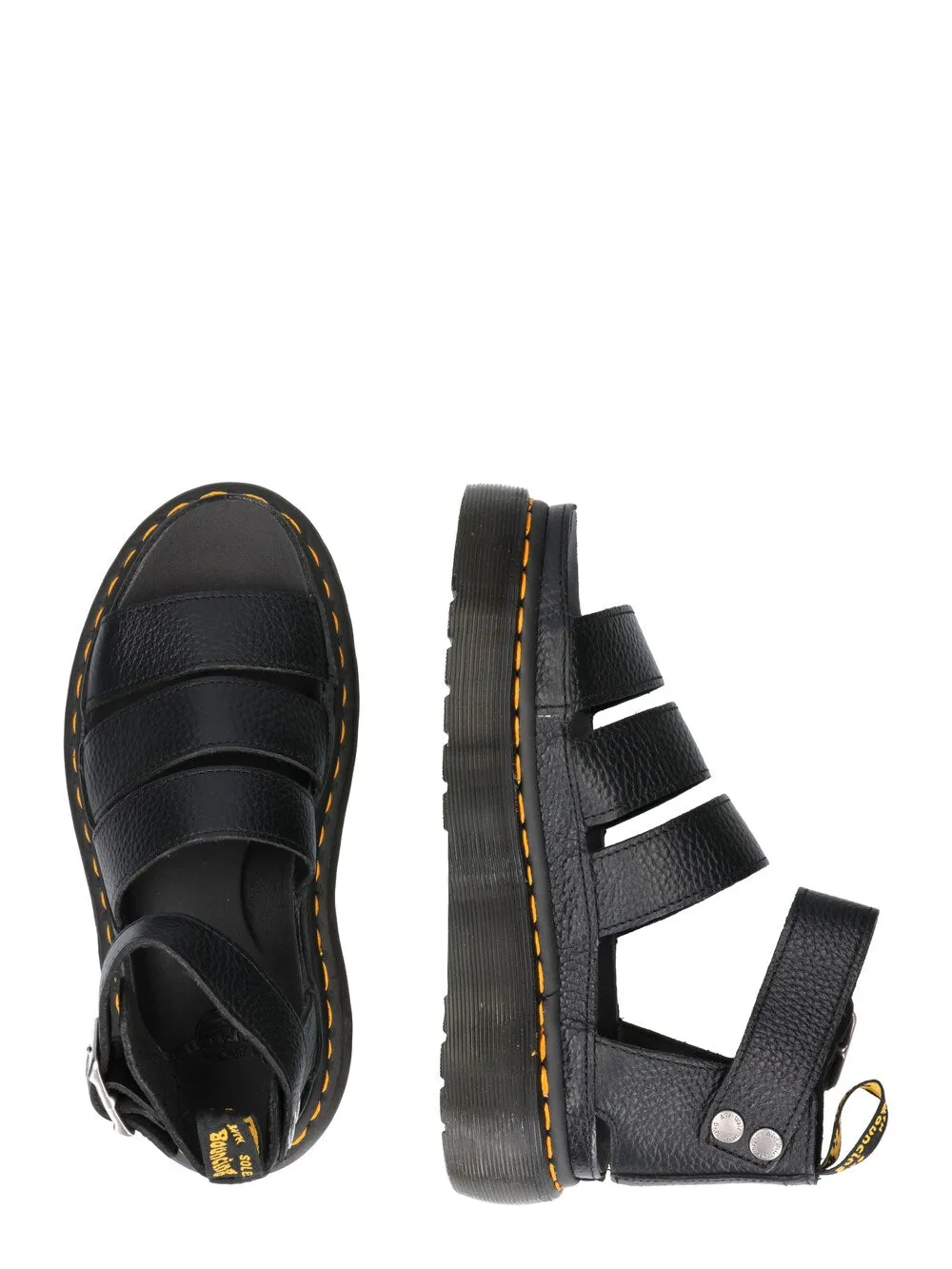 Dr. Strappy Sandals Martens Clarissa II, black