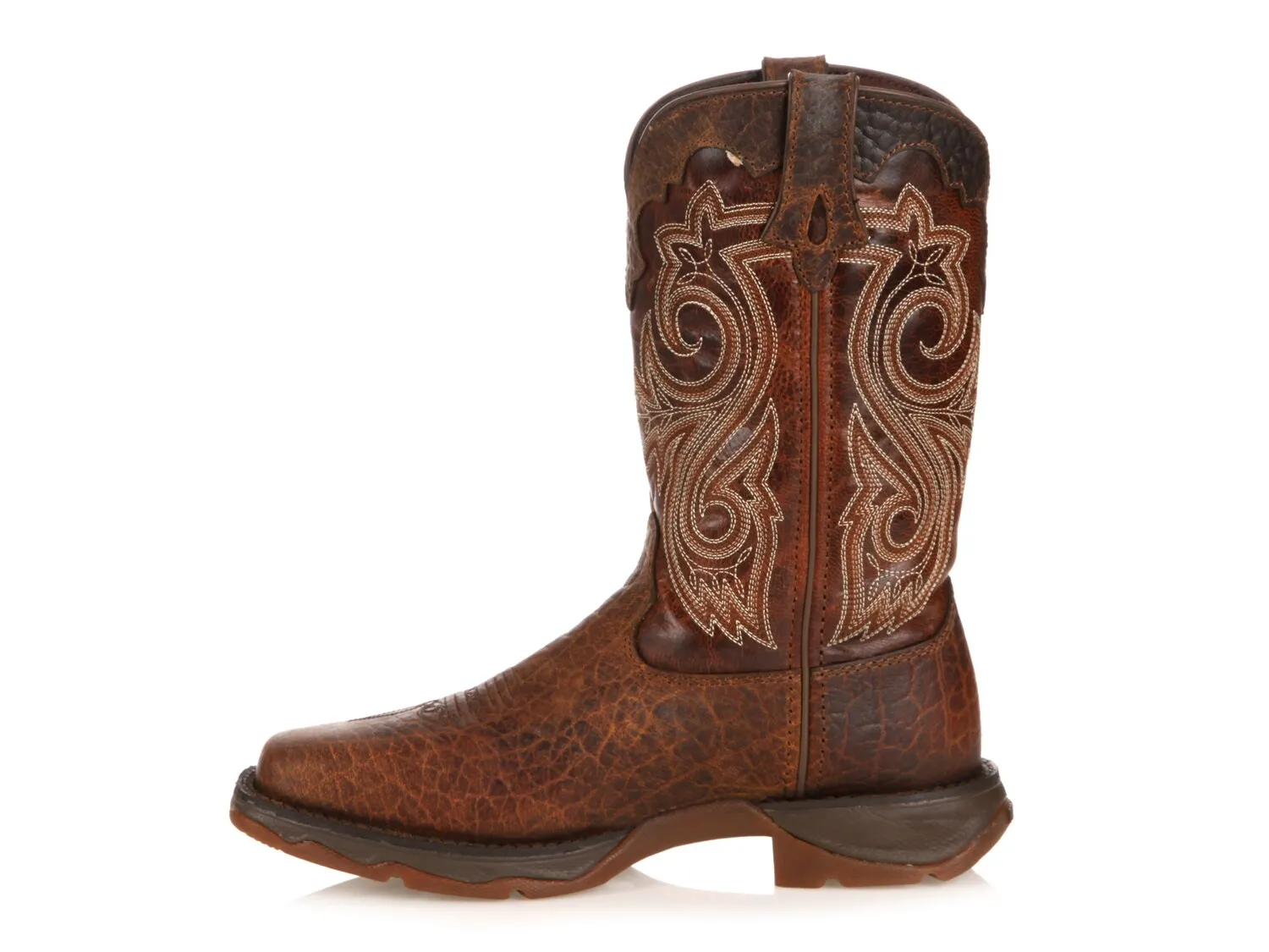 Durango Steel Western Cowboy Boots, Dark Brown