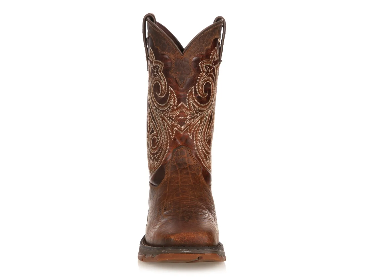 Durango Steel Western Cowboy Boots, Dark Brown