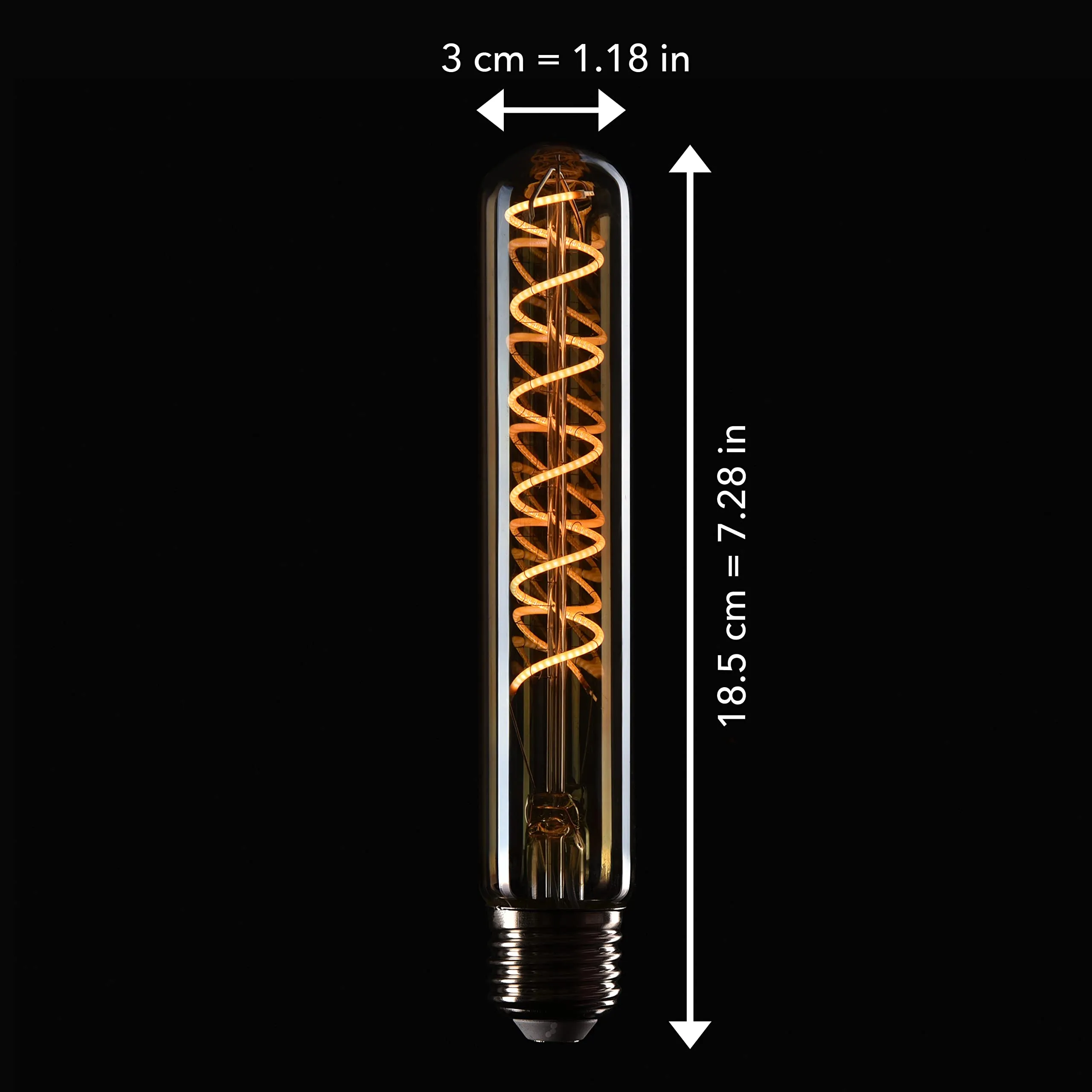 Edison Light Bulb E26 Base Dimmable Incandescent Bulbs, 110v-130v, 40 Watt