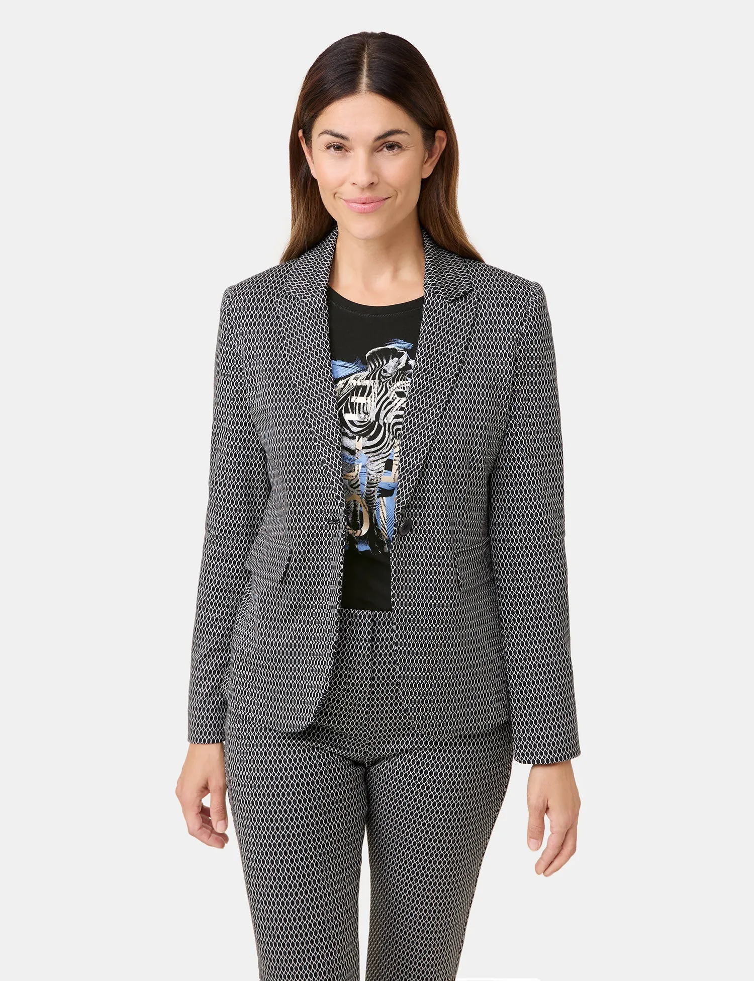 Jacquard Blazer