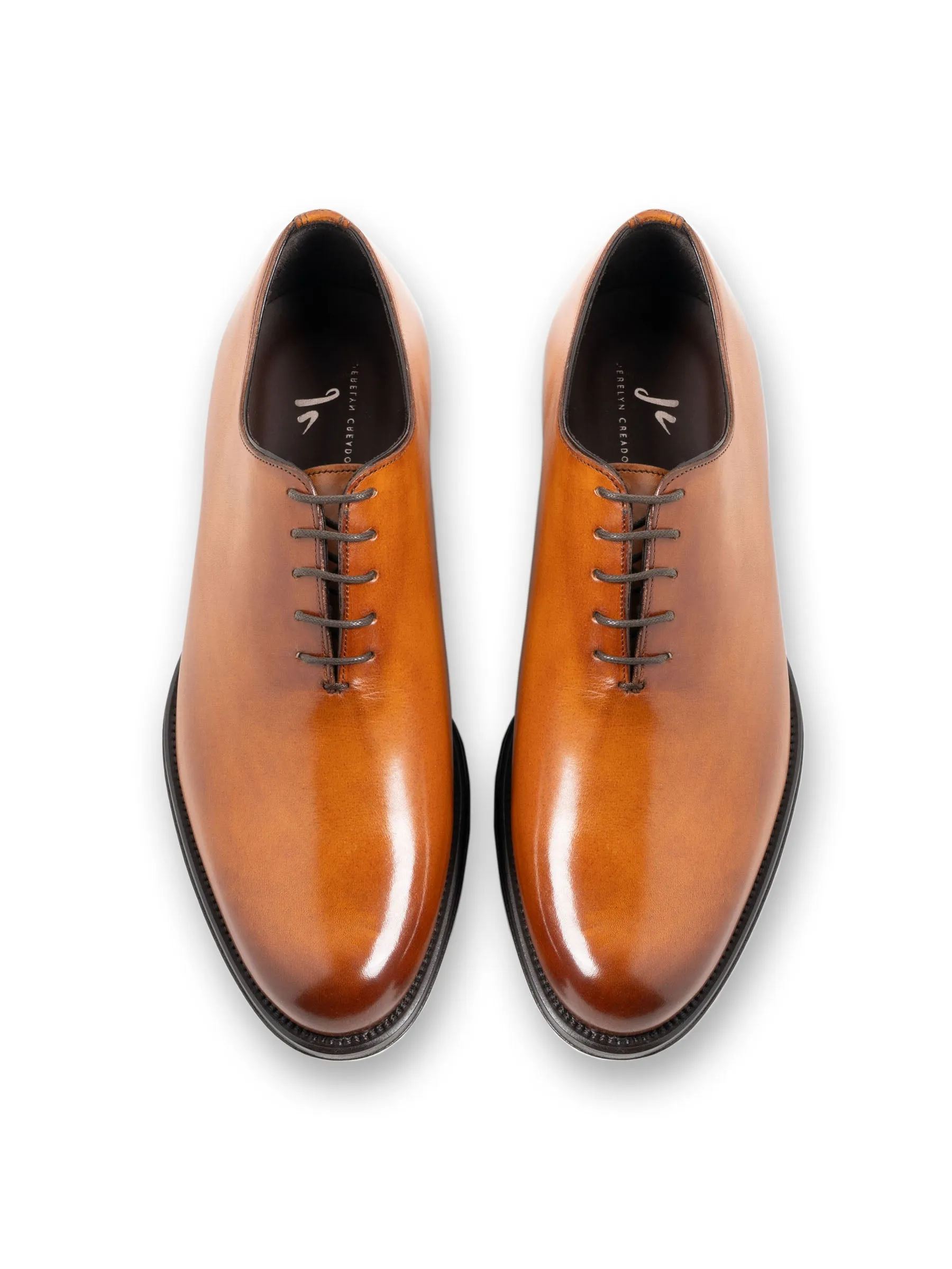 Jerelyn Creado Bourbon Whole-Cut Oxfords