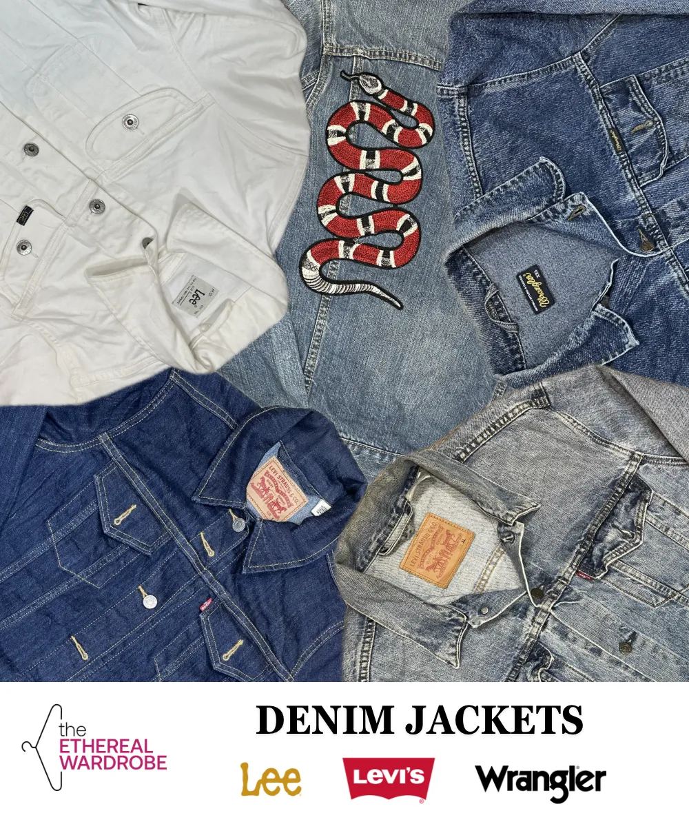 Lee, Levi's & Wrangler Denim Jackets 10pcs