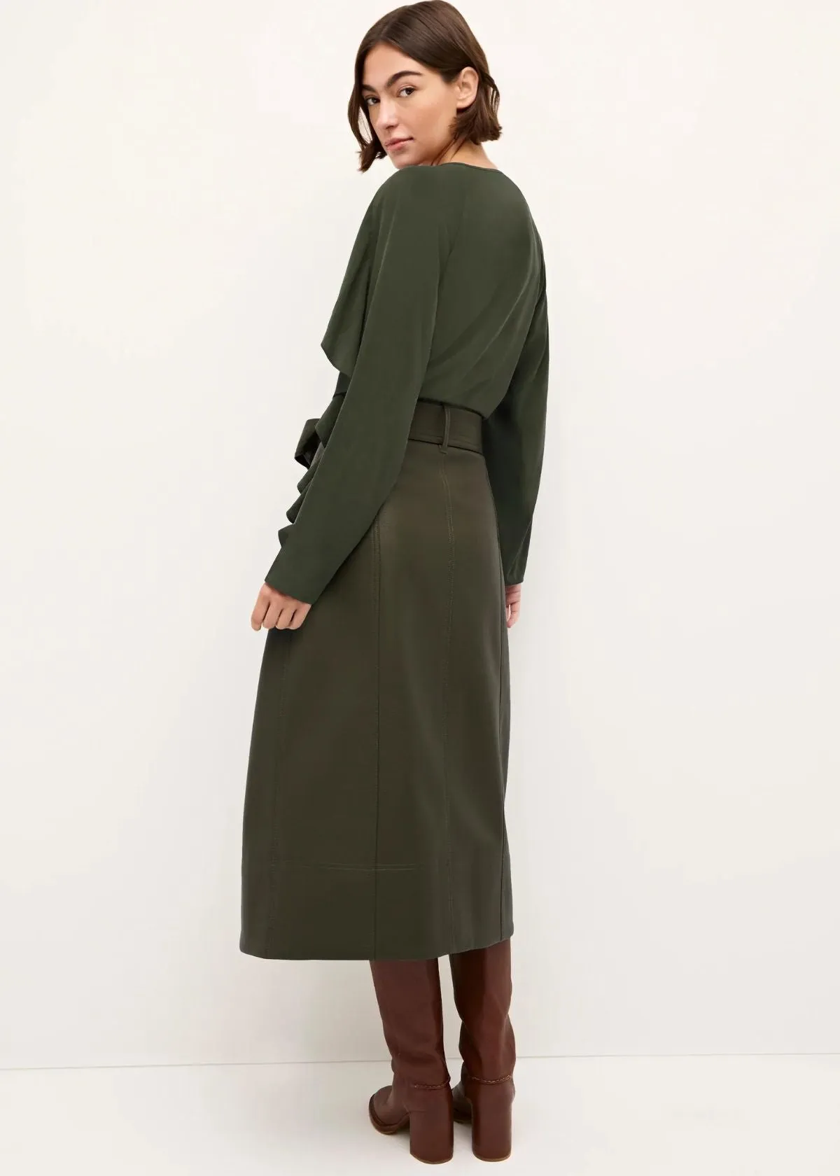 MARIE OLIVER Chelsea Midi Skirt - Rosin