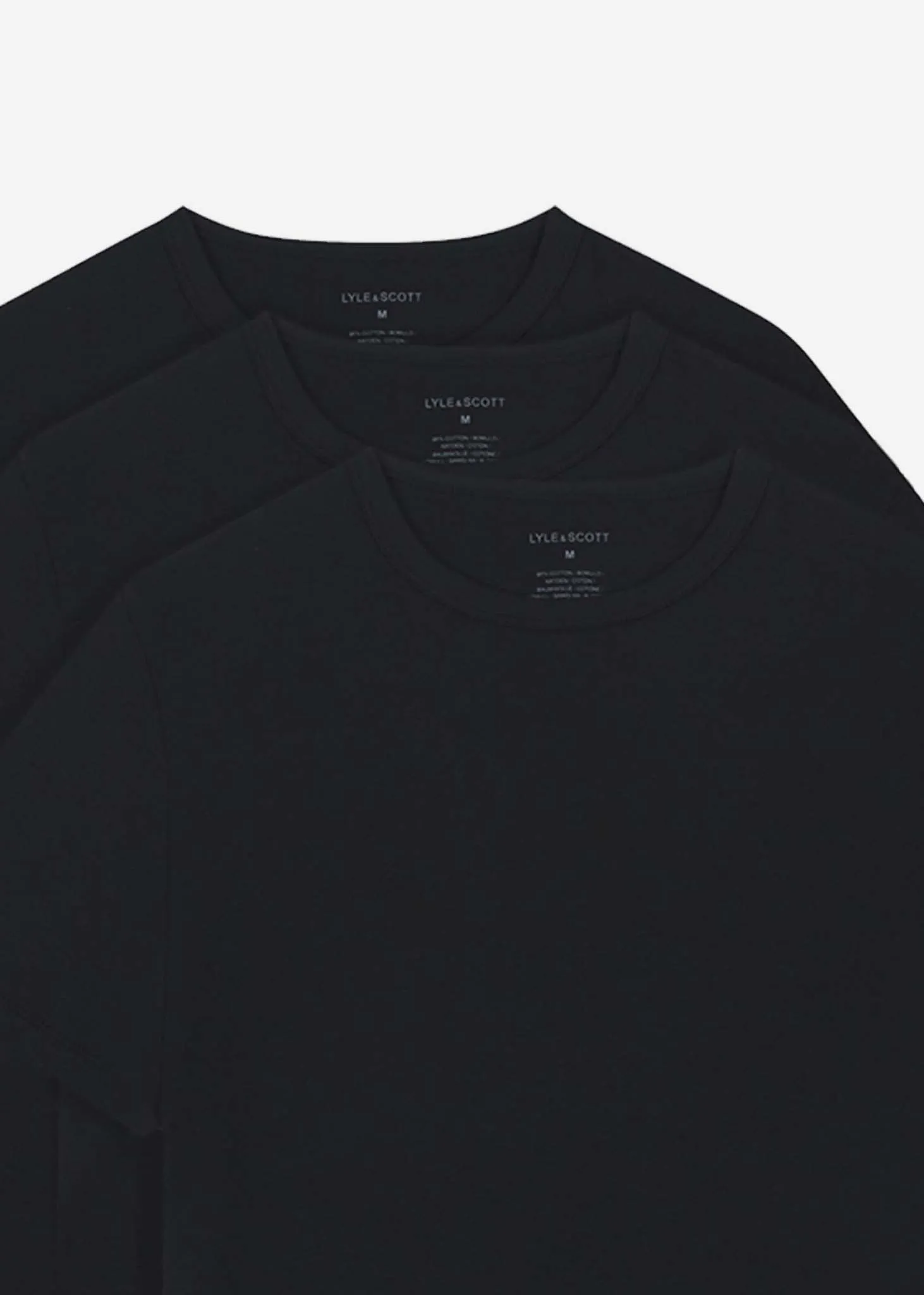 Maxwell 3 pack t-shirt - jet black