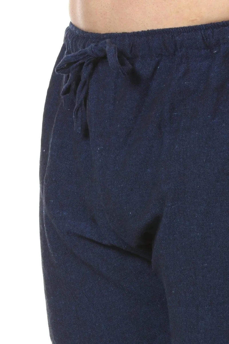 Men's Pyjama Pack of 2 | Dark Blue & Black | Fits Waist Sizes 28" to 36"