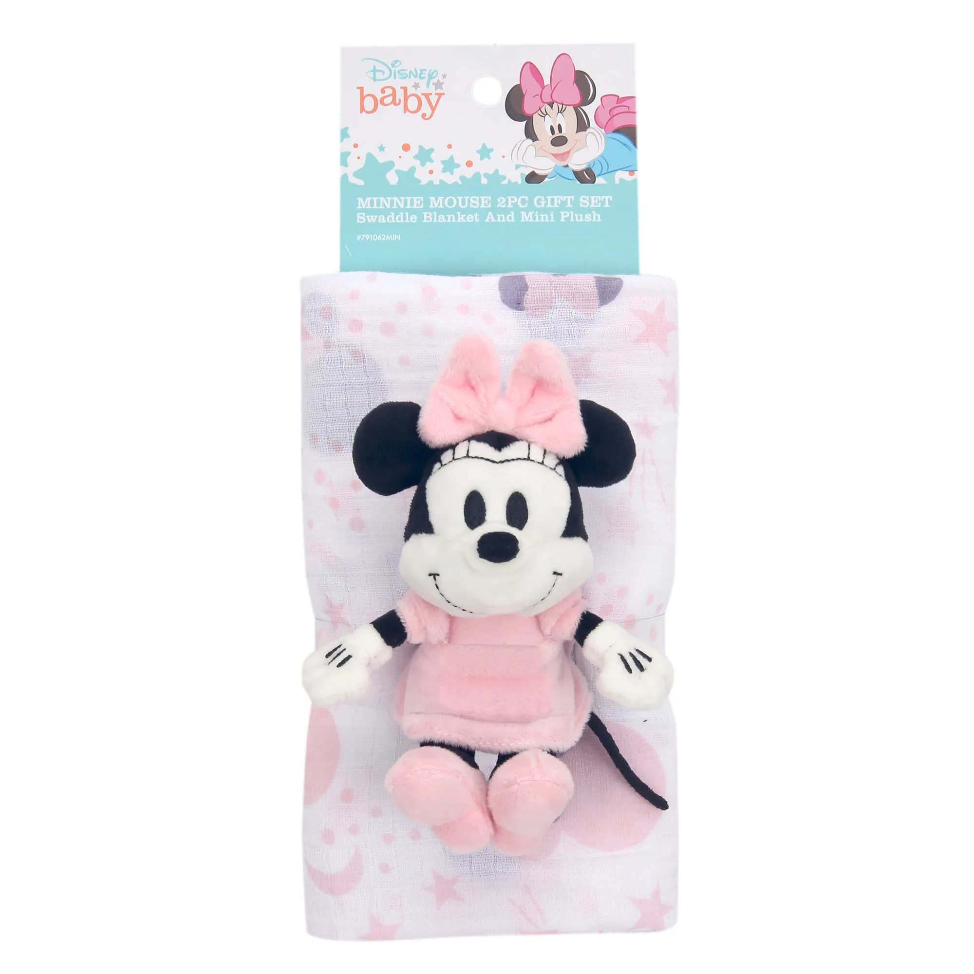 Minnie Mouse Swaddle Blanket & Plush Gift Set