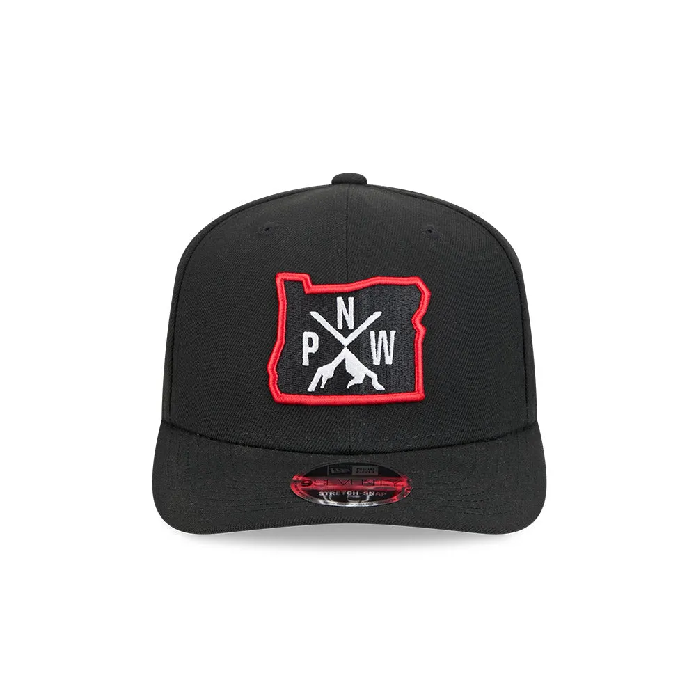 New Era 9Seventy Stretch Snap NBA 2024 City Edition Team Alt Portland Trail Blazers