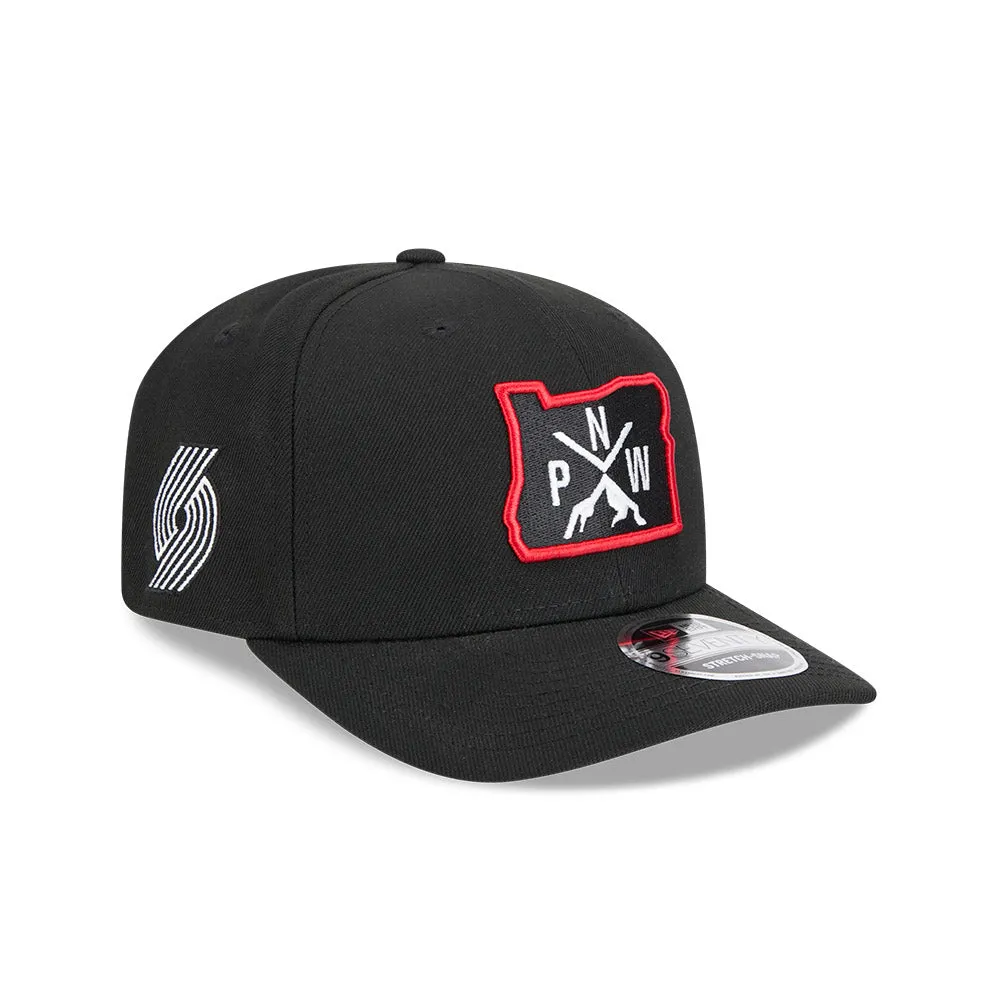 New Era 9Seventy Stretch Snap NBA 2024 City Edition Team Alt Portland Trail Blazers