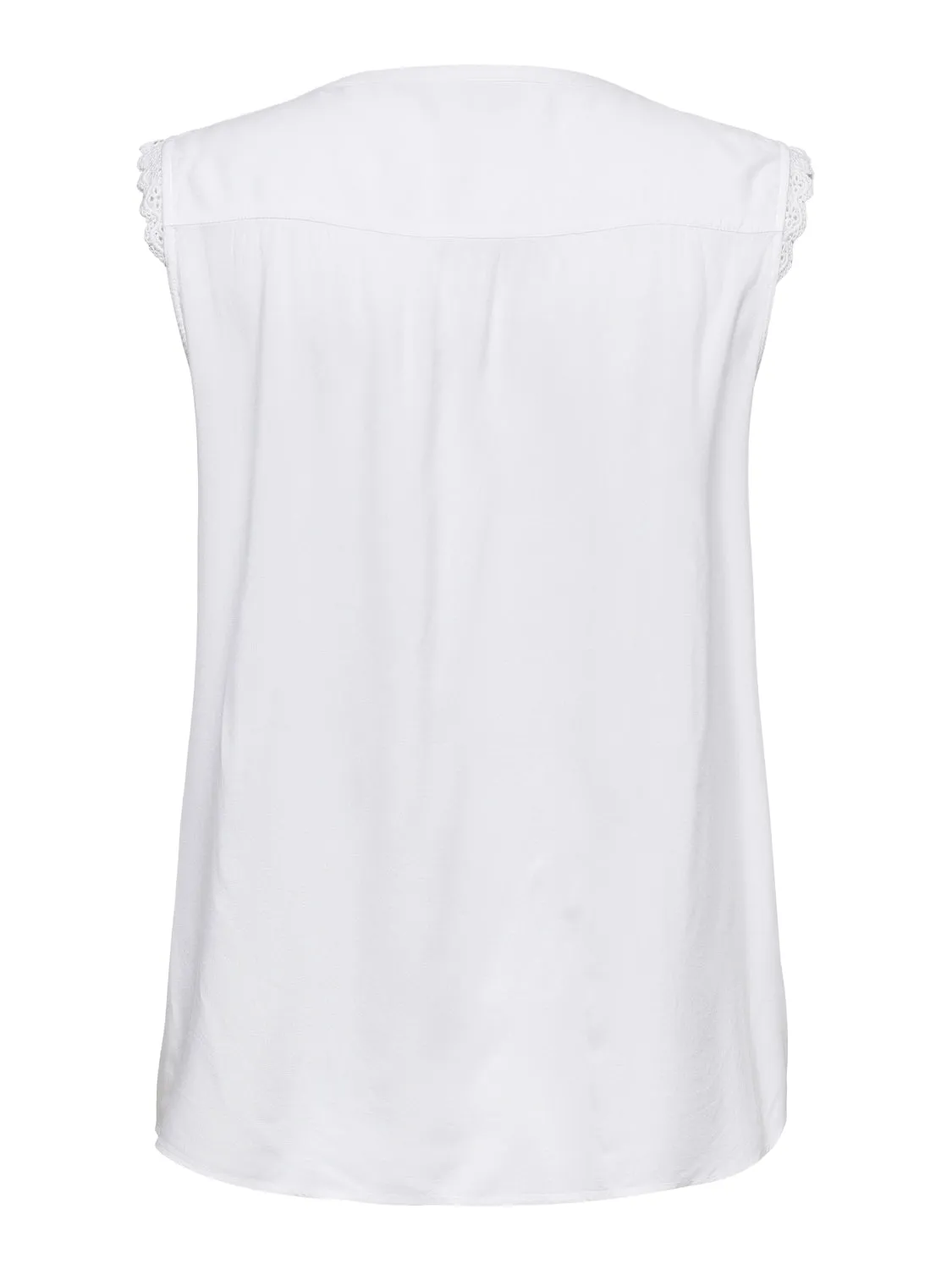 Only Carmakoma Sleeveless Mumi Top in White