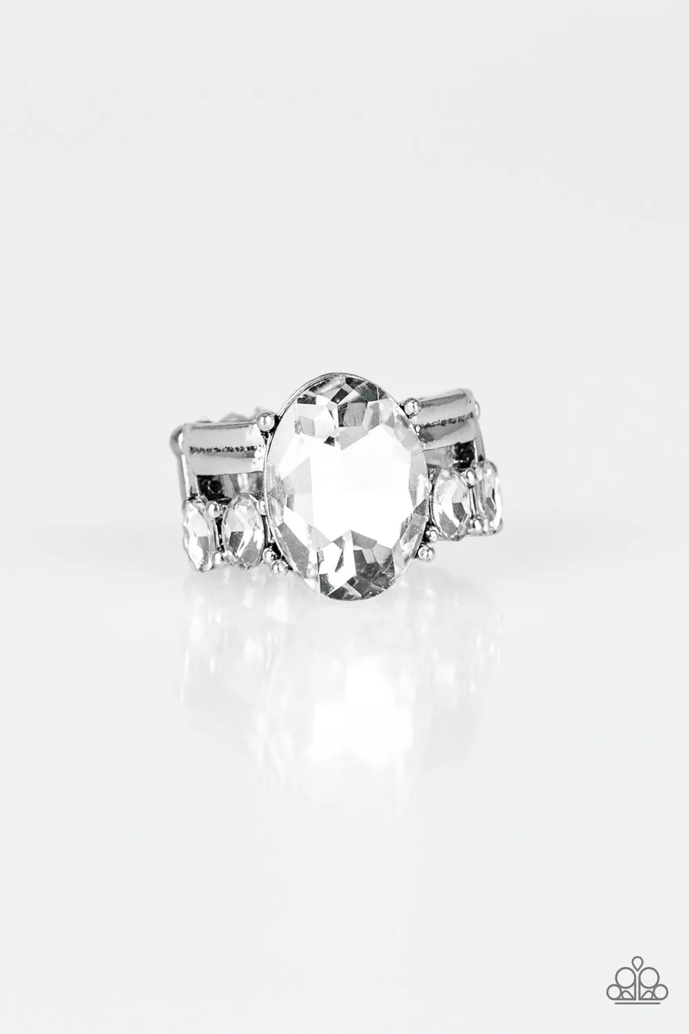 Paparazzi Accessories  - Shine Bright Like A Diamond - White Ring