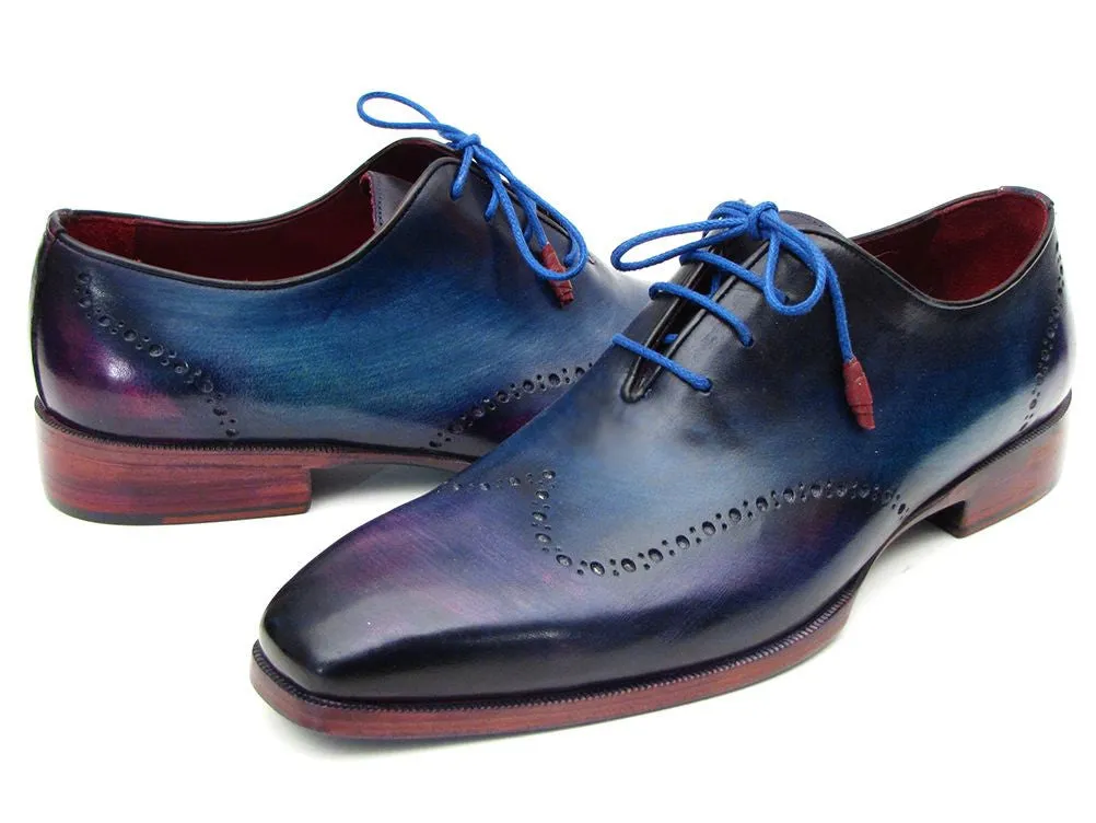 Paul Parkman Men's Blue & Purple Wingtip Oxfords