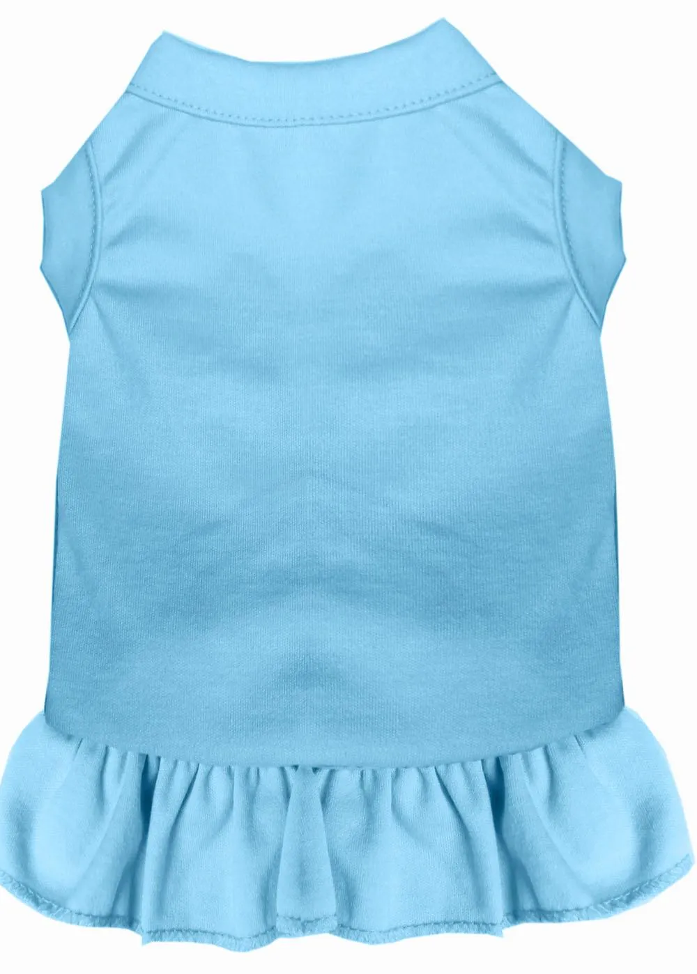 Plain Pet Dress Baby Blue Xs (8)