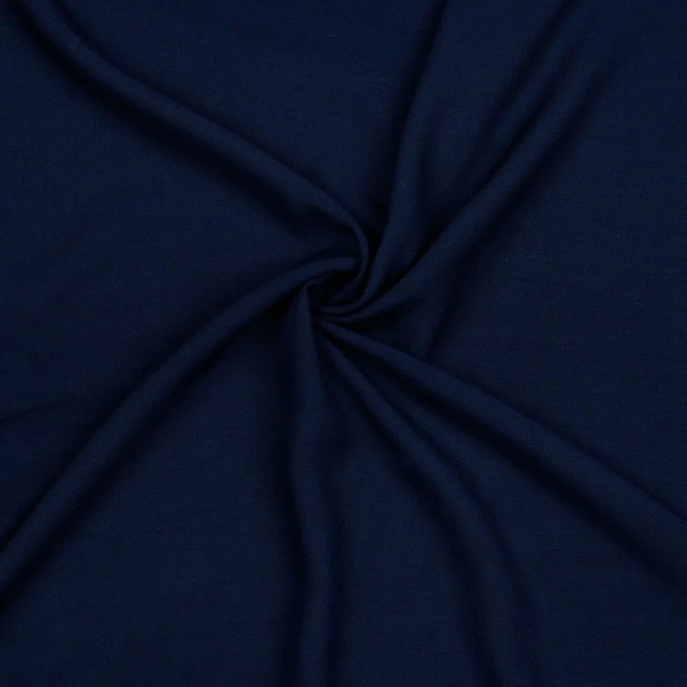 Plain Viscose : Radiance Navy