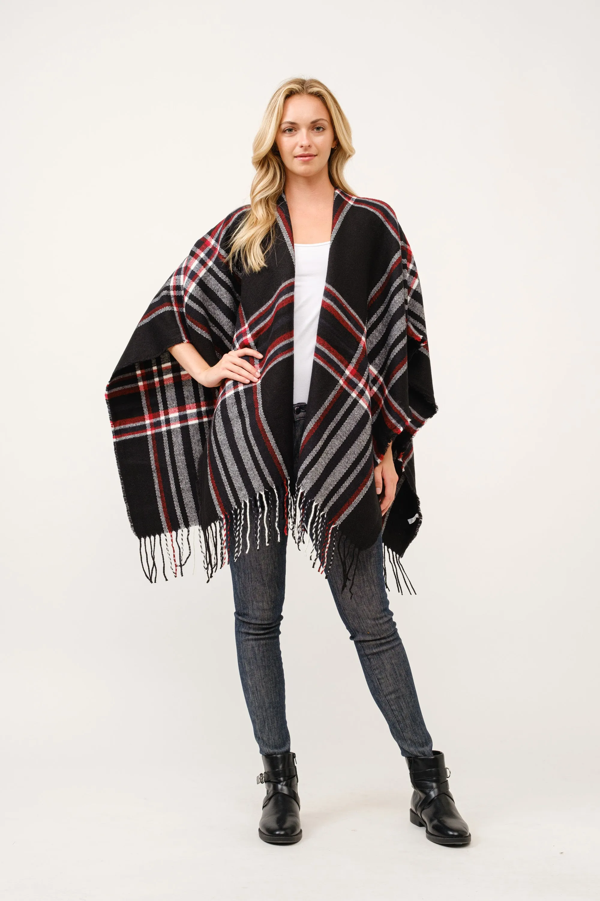 RAJ MADELINE WRAP SHAWL RUANA