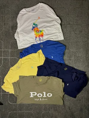 Ralph Lauren Polo Round Neck T-Shirts 10pcs