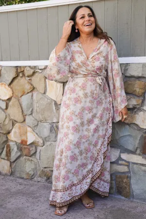 Rose Garden Wrap Dress