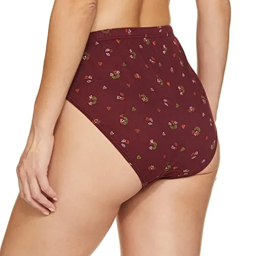 Rupa Women's Cotton Panties (Pack of 5) (RJNJNPAS5PXX15105_Assorted Printed_105cm_Assorted Printed_105cm)