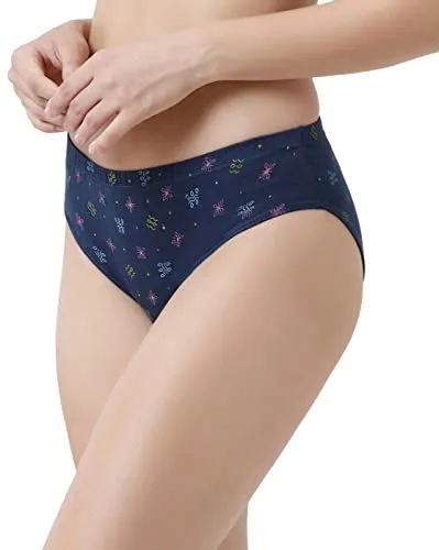 Rupa Women's Cotton Panties (Pack of 5) (RJNJNPAS5PXX15105_Assorted Printed_105cm_Assorted Printed_105cm)