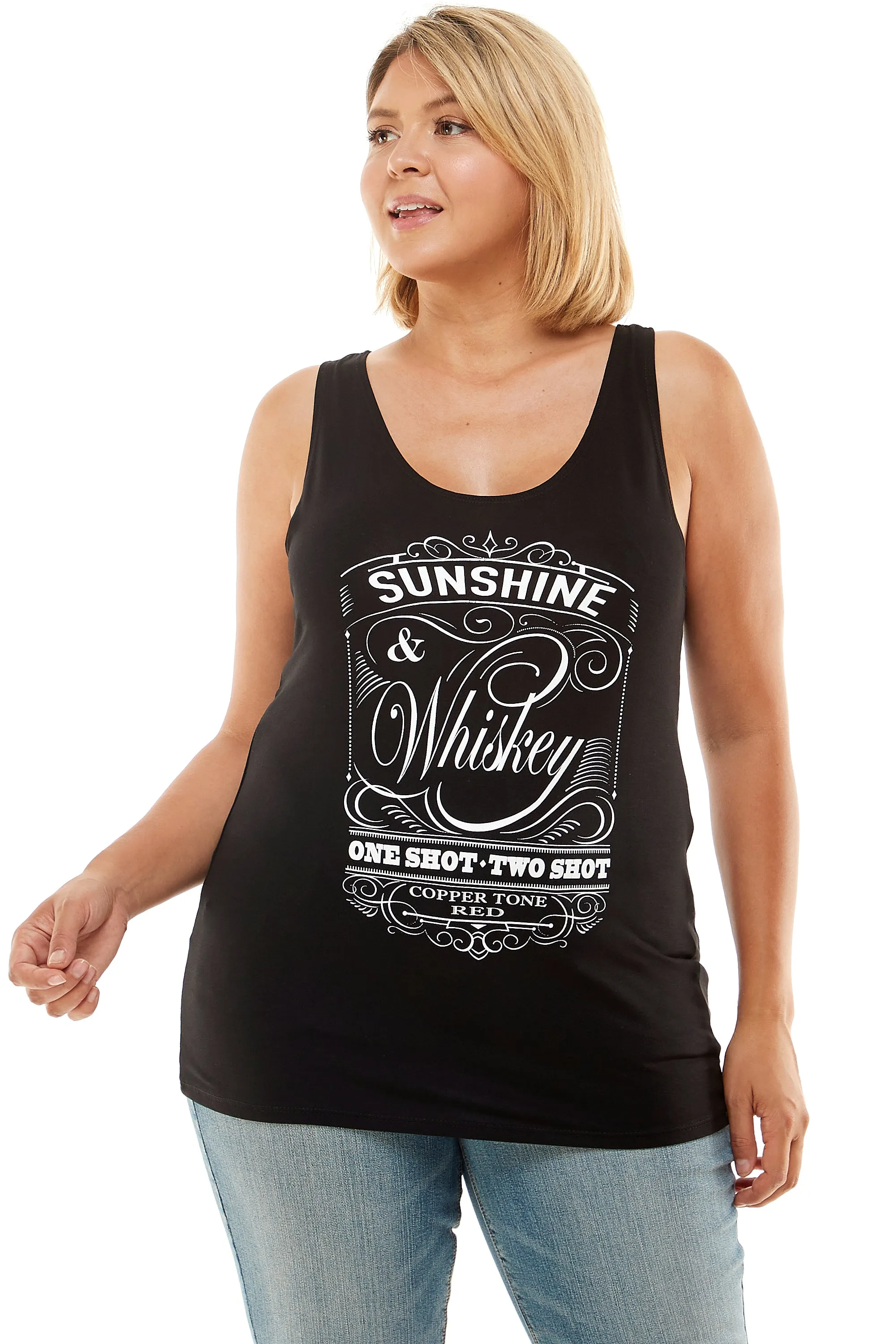 SUNSHINE WHISKEY TANK TOP