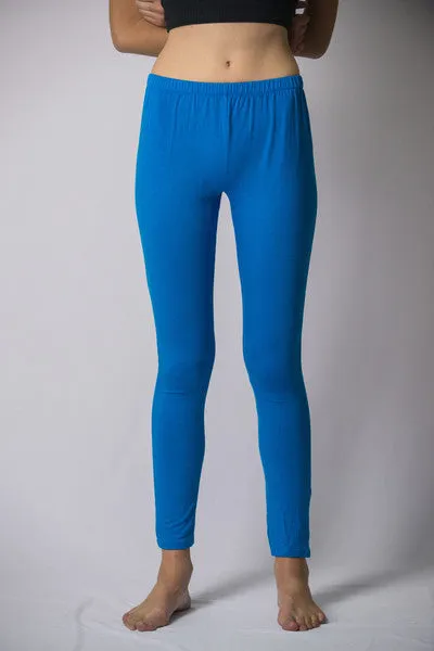 Super Soft Comfortable Womens Leggings Light Blue