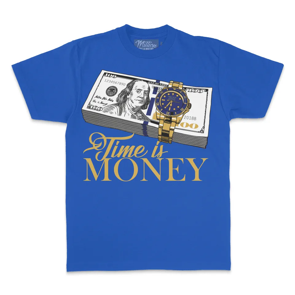 Time Is Money - Royal Blue T-Shirt