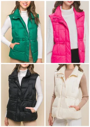 Toggle Puffer Vests