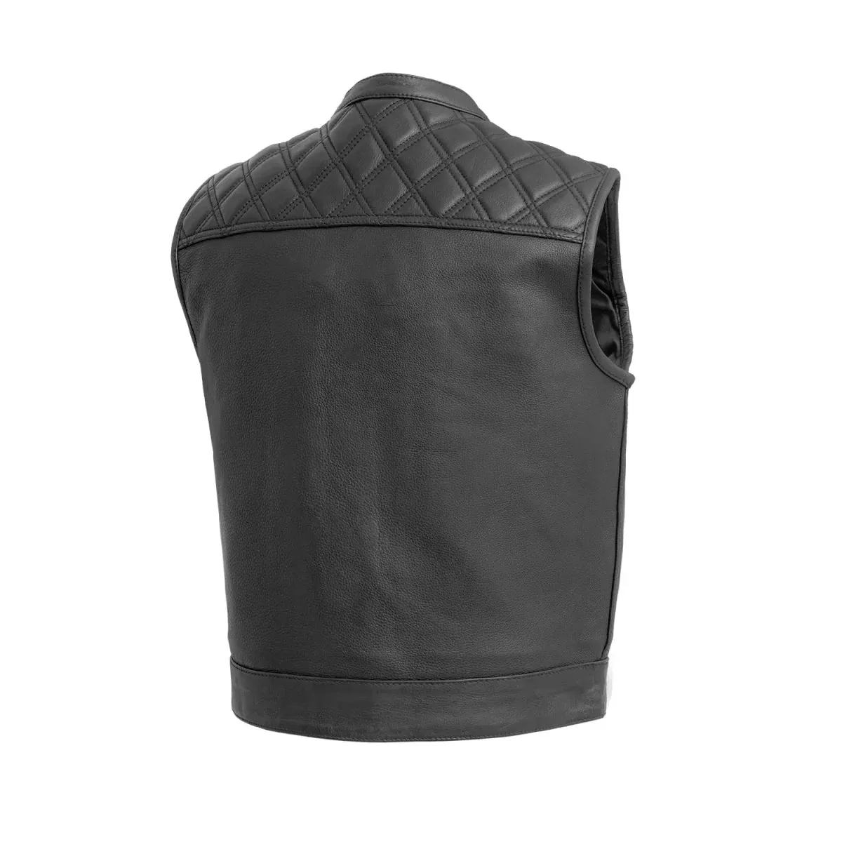 Upside Men's Club Style Leather Vest